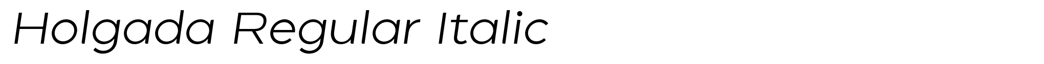Holgada Regular Italic image